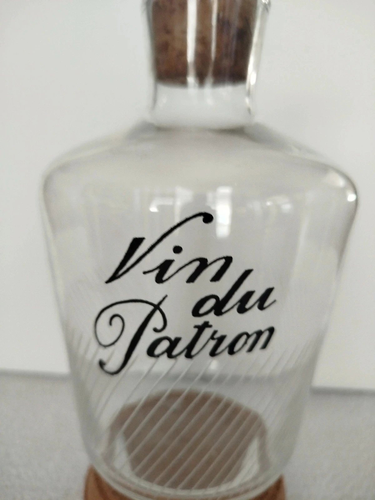 Frasco garrafa carafe Vin du Patron – photo 2